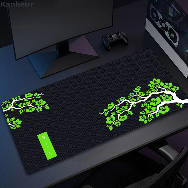 Purple Sakura Mouse Pad Large Mousepads PC Gamer Mousepad Office Mouse Mats Kawaii Desk Mat Rubber Keyboard Mats Gifts