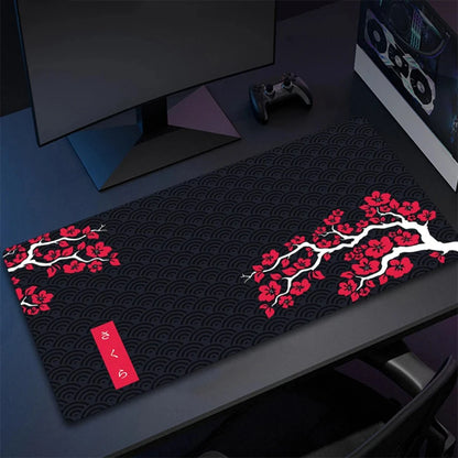 Purple Sakura Mouse Pad Large Mousepads PC Gamer Mousepad Office Mouse Mats Kawaii Desk Mat Rubber Keyboard Mats Gifts